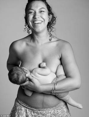 lactating black mom - 'Beautiful just as we are': Photographer takes nude portraits of new  mothers to challenge pressure on them to snap back into shape after giving  birth