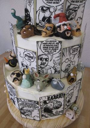 Axe Cop Porn - Axe Cop cake shot #2