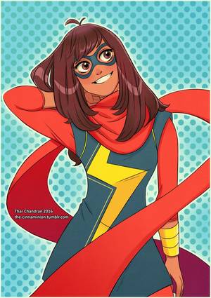 Kamala Khan Gwen Pool Porn - the-cinnaminion: â€œ Kamala Khan! What a cutie~ â¤ â€