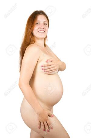 8 months pregnant nude - Portrait Of 8 Months Nude Pregnant Woman Over White Stock Photo, Picture  and Royalty Free Image. Image 7873337.