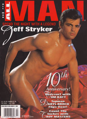 All Gay Porn Magazine - All Man July 1996 magazine back issue All Man magizine back copy all man gay  porn