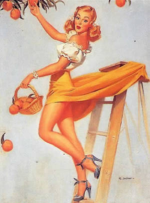 famous nude pin up cartoons - Vintage Pin Up Girls