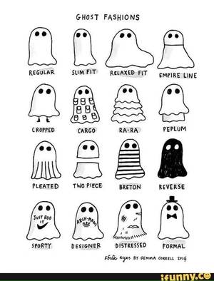 Funny Ghost Porn - sixpenceee: Ghost Fashions Which one would.