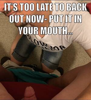 blowjob queen captions - Sissy blowjob captions - Sissy inspiration | MOTHERLESS.COM â„¢