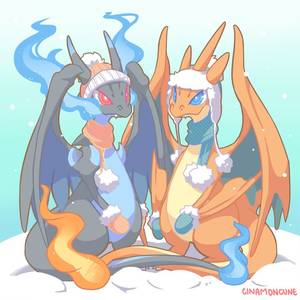 Blue Oak Pokemon Porn - Day 7 - Mega Charizard XY by Cuney.deviantart.com on @deviantART