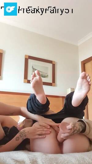 lesbian toe fingering - Lesbian caught by GF FINGERING at the hotel - Lesbian Porn Videos