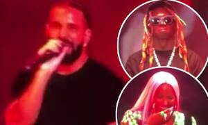 Nicki Minaj Sexing Lil Wayne - Drake calls Lil Wayne and Nicki Minaj the 'greatest' rappers of all time at  concert in Toronto | Daily Mail Online