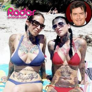 naked beach orgy - EXCLUSIVE: Drugs & Orgies: Inside Charlie Sheen's Wild Party With Porn Stars