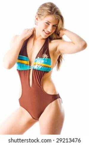 Gorgeous Girls Bikini Porn - One Piece Swimsuit Worn By Teen Stock Photo 29213476 | Shutterstock