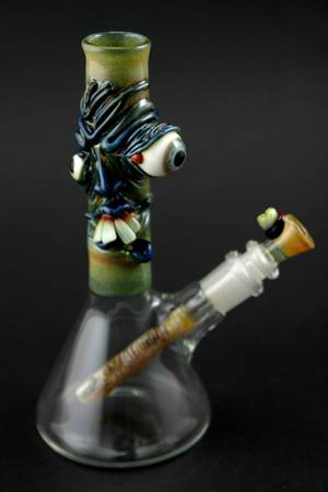 Glass Bong Porn - Zii Mini Tube with Funky Face. Find this Pin and more on Glass Porn ...