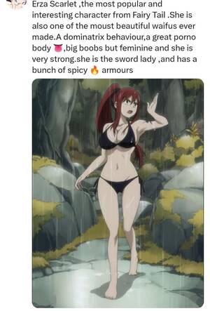 Fairy Tail Porn Captions - discussion] Erza Scarlet is the best Fairy Tail character : r/fairytail