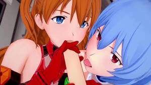 evangelion asuka hentai - Asuka and Rei give a blojob in POV / Neon Gen... - Hentai Porn Video