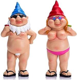 couples nudism from behind - Joyes Garden Gnome Nude, Nudist Funny Gnome Couple, Funny Gnome Statue,  Polyresin, for Lawn Decoration, Indoor or Outdoor Decorations, Full Colour  (Garden Decoration Gnomes) : Amazon.de: Garden