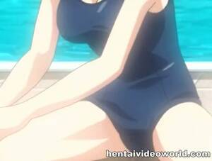 anime tight swimsuit hentai - Girl in swimsuit fingers hentai pussy - vikiporn.com