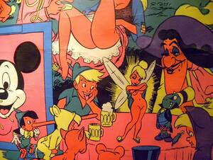 Disney Orgy Porn - Magic Transistor â€” Wally Wood, Disneyland Orgy, c. 1967.