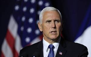 Nazi Love Island Porn - US Vice President Mike Pence speaks at the Commerce Department in  Washington, July 16,