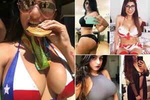 Ace Arenas Porn - Ex-porn star Mia Khalifa returns to screens after landing job as a sports  talk show host