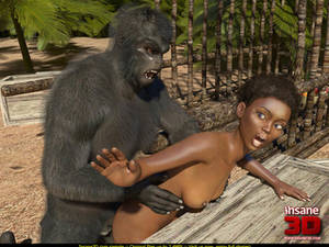 3d gorilla sex cartoon - Horny 3d toon gorilla fucking variously cute - Cartoon Sex - Picture 4