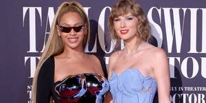 Lesbian Celebrity Porn Taylor Swift - BeyoncÃ© Attended Taylor Swift's 'Eras Tour' Film Premiere & We're Gagging