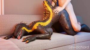 3d Reptile Porn - Hot 3D Furry Porn: Sexy Busty Lizard-girl Gets Doggy-fucked By a Man On the  Sofa