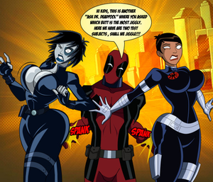 Maria Hill Avengers Porn - grimphantom2: grimphantom2: grimphantom: Ask Dr. Deadpool: The Jiggly  Effect by *grimphantom Hey guys,Commission done for who ask Deadpool  spanking both Domino and Maria Hill from Avengers: Earth's Mightiest  Heroes. If you notice