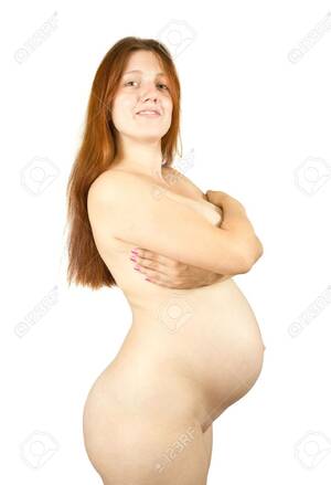 8 months pregnant nude - Portrait Of 8 Months Nude Pregnant Woman Over White Stock Photo, Picture  and Royalty Free Image. Image 8382973.