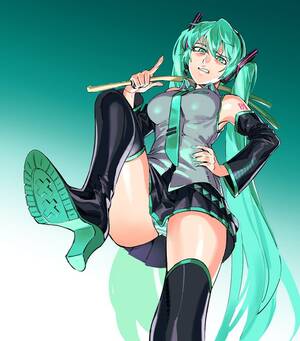 hentai hatsune miku upskirt - Hentai Hatsune Miku Upskirt | Sex Pictures Pass