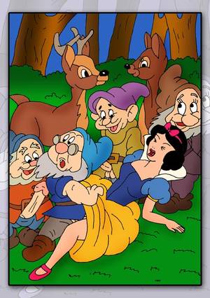 Dwarf Cartoon Porn - SnowWhite banged by Seven dwarfs and gets cum blasted Perfect Snow White ...