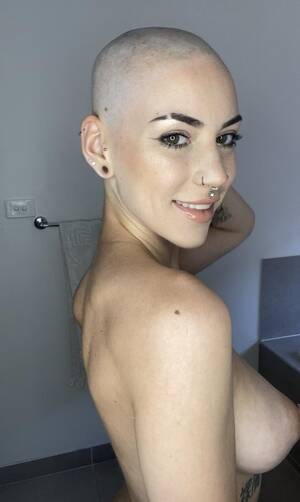 Bald Whore - Bald porn slut: thrillxkitten | Haircut, headshave and bald fetish blog