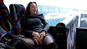 Milf Bus Porn - Milf in black stockings masturbating in the bus - public porn at ThisVid  tube