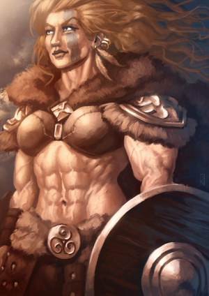 Mjoll The Lioness Porn - thumbs.pro : musclegirlart: janrockart: Mjoll the Lioness from Elder  Scrolls V Skyrim. Finally appropriately ripped.(I know she uses two-handed,  but the shield completes the composition, sort of)Slightly bigger on  DeviantArt Dat abs