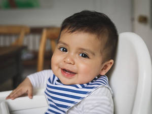 naked asian babies - smiling baby