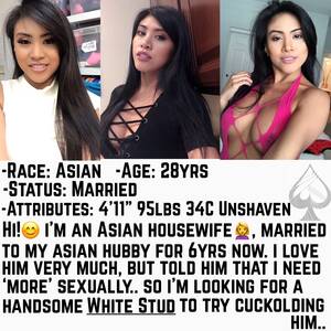 Asian Housewife Porn Captions - Asian Cuckold Cap - 56 photos