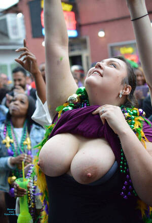 mardi gras huge natural tits - Mardi Gras 2 - April, 2018 - Voyeur Web