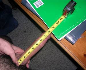 8 Inch Penis Pornstar - This a properly measured non-pornstar dick. He is close to 8 inches.