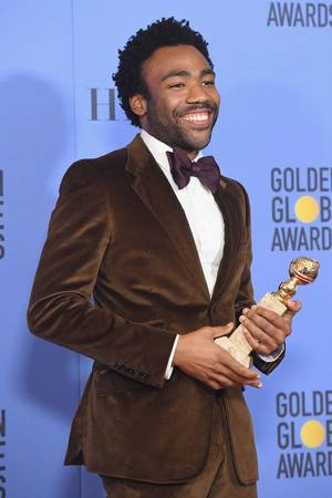 Donald Glover Porn - Donald Glover won Best Actor in a Musical or Comedy series for us role in  \