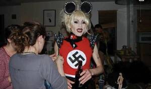 Nazi Cosplay Lesbian - Why? Just why? : r/trashy