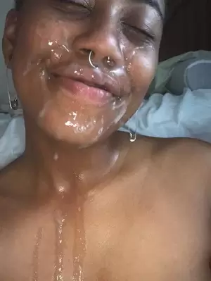 ebony messy facial - Nice messy ebony facial nudes | GLAMOURHOUND.COM