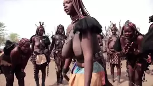 big breast african tribe - African Himba women dance and swing their saggy tits around | xHamster