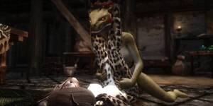 Argonian Birthing Porn - Sexy Skyrim- Pregnant Dovakhin and her Argonian Lover. - Tnaflix.com