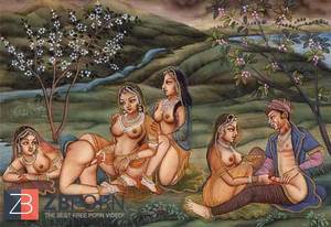 indian porn paintings - Drawn Ero and Porn Art 1 - Indian Miniatures Mughal Period