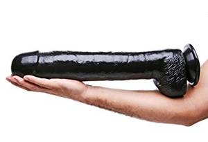 dildo black people - The Black Destroyer Huge Dildo - 5 Pounder!