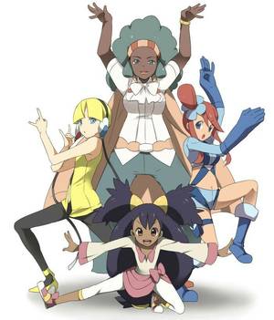 Lenora From Pokemon Porn - Elesa, Iris, Skyla, and Lenora