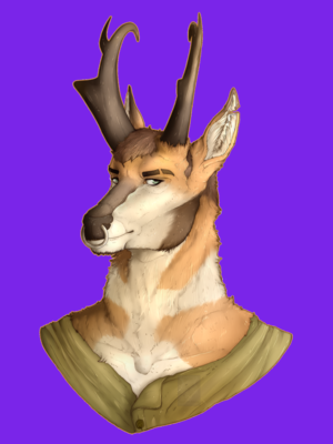 Furry Porn Pronghorn Female - ArtFight 2022 | Francis for Toyohaw â€” Weasyl