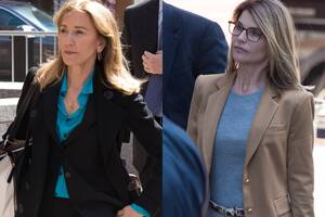 Lori Loughlin Porn - Lori Loughlin's Court Appearance Style Included Nude Boots, Brown Suit