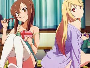 Anime Pets Porn - Shiina Mashiro and Nanami Aoyama from the anime series Sakurasou no Pet na  Kanojo