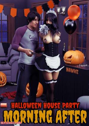 halloween hot wife threesome - âœ…ï¸ Porn comic Halloween House Party. Chapter 2. Hawke Sex comic guy was  very | Porn comics in English for adults only | sexkomix2.com