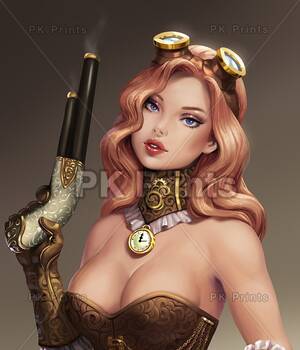 Hot Steampunk Cartoon Porn - Steampunk Decor Steampunk Wall Art Steampunk Gun Erotic Fantasy Art  Steampunk Art Print Pinup Portrait Wall Art Sexy Steampunk - Etsy