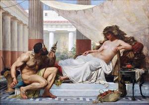 Disney Hercules Morpheus Porn - hadrian6: Hercules at the Feet of Omphale. 1874 Edouard Josephâ€¦