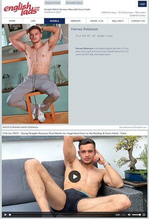 Gay Porn Model Bobby Robinson - Model of the Month (June 2023): Harvey Robinson of English Lads â€“ Men Of  Porn